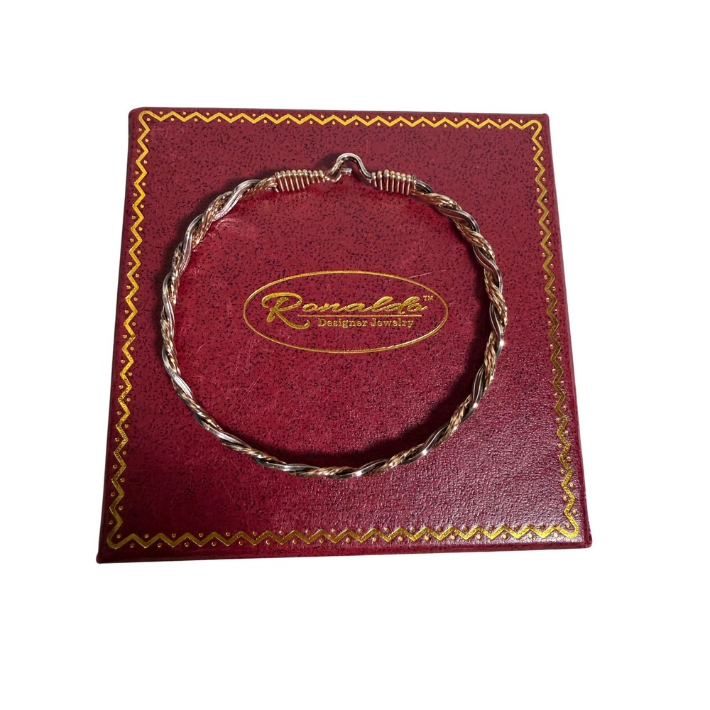 Ronaldo Designer Jewelry Pure Love Bracelet Sterling Silver & 14K Gold Filled